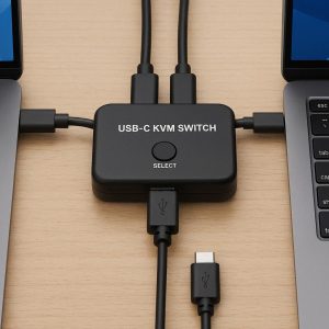 28 USB C KVM Switch 2 Computer Sharing